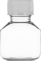 Lege Plastic Fles 50 ml Transparant - met verzegeldop - set van 10 stuks - navulbaar - leeg
