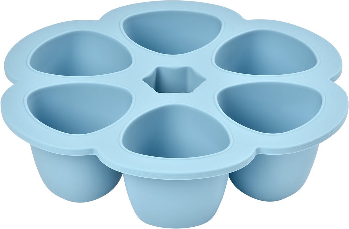 Goedkoopste Béaba - Siliconen multiportions - 6x150 ml - Blauw