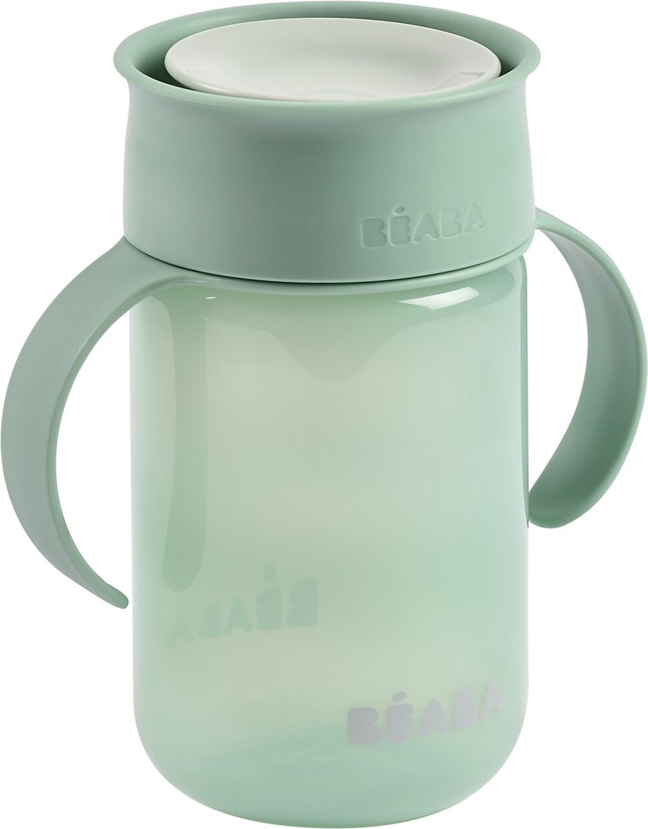 Goedkoopste Béaba Drinkbeker Baby - Oefenbeker - 360-systeem - Vanaf 12maanden - Groen- 340ml
