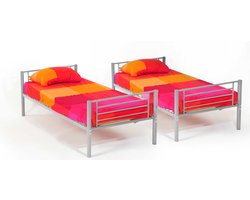 Rousseau - Stapelbed metaal Sammy 90x200cm opsplitsbaar