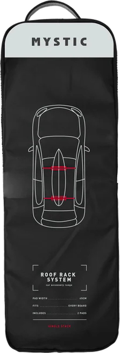Mystic Roofrack System Single - Black