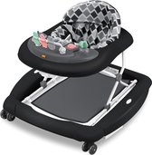 Looprekje Baby - Baby Walker - Loopwagen - Loopstoel - Baby Jumper Speelgoed - Zwart