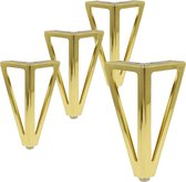 Tafelpoten staal -Tafelpoten-Retro hairpin pinpoten-meubelpoten-4 Stuks metalen tafelpotenverwisselbare -Lichteluxekastpoten