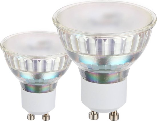 EGLO LED Lamp - GU10 - 5,4 cm - Helder - 3000K - Set van 2 stuks
