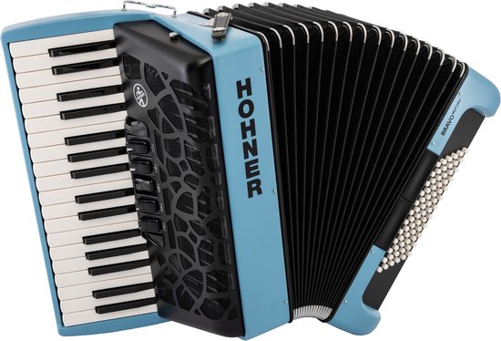 Foto: Hohner bravo iii 72 sky mycolor accordeon