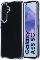 Coque Mobiparts adaptée pour Samsung Galaxy A55 - Hardcover - MagSafe - Transparent