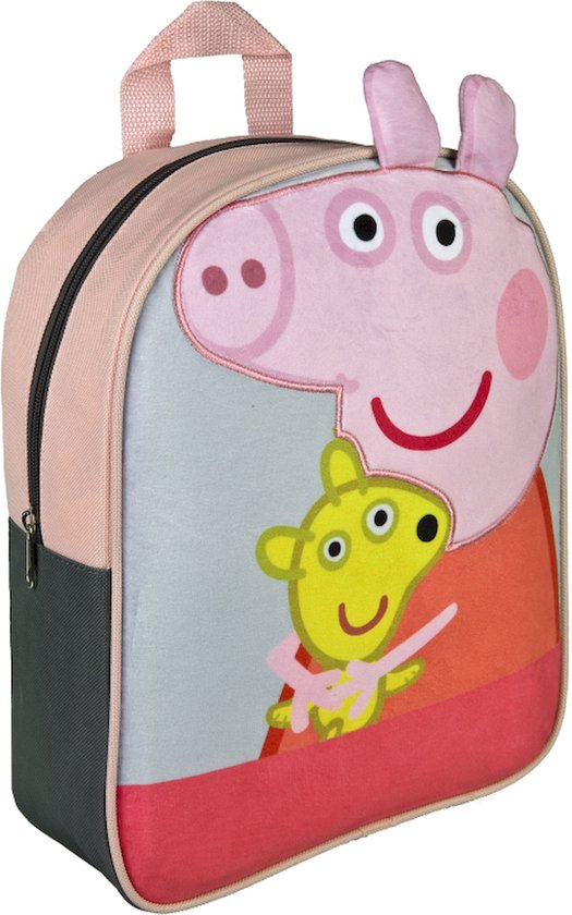 Undercover - Peppa Pig Pluche Rugtas Peppa - Kunststof - Multicolor