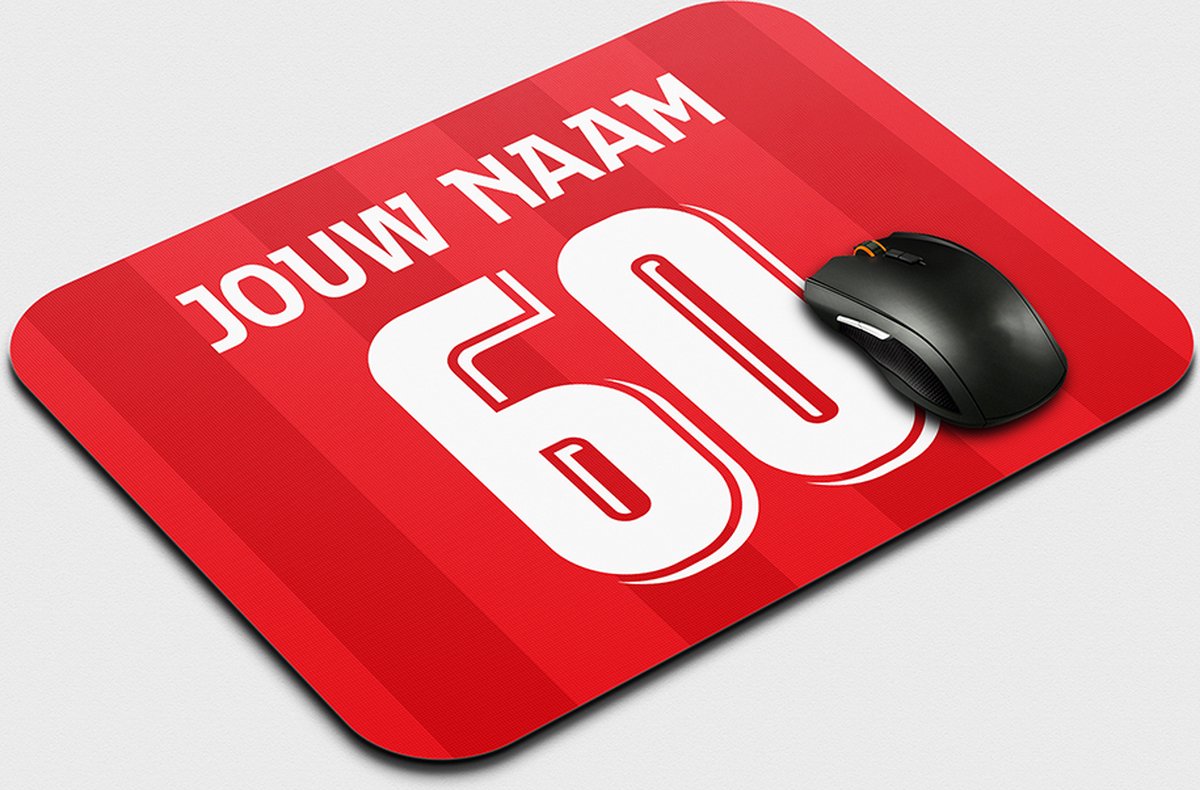 Muismat Eindhoven - Gepersonaliseerd Met Eigen Naam - Anti Slip - Voetbal Muismatten - Voetbal Cadeau - 22,5 cm x 19 cm