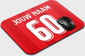 Muismat PSV Eindhoven - Gepersonaliseerd Met Eigen Naam - Anti Slip - Voetbal Muismatten - Voetbal Cadeau - 22,5 cm x 19 cm