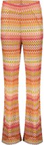Geisha Broek Pants Zigzag 41363 60 000705 - Stone/pink/orange Dames Maat - XL
