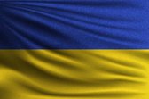 New Age Devi - Oekraïense Vlag - 90x150cm - Originele Kleuren - Sterke Kwaliteit - Incl. Bevestigingsringen - Vlaggen - Oekraïne Flag - Ukraine