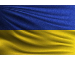 New Age Devi - Oekraïense Vlag - 90x150cm - Originele Kleuren - Sterke Kwaliteit - Incl. Bevestigingsringen - Vlaggen - Oekraïne Flag - Ukraine