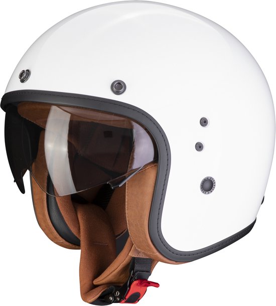 Scorpion Belfast Evo Luxe Wit Jethelm - Helm
