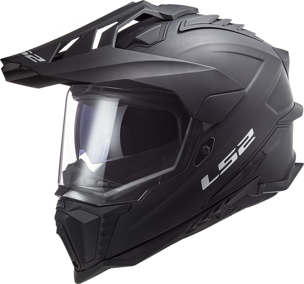LS2 Helm Explorer Solid MX701 mat zwart maat L