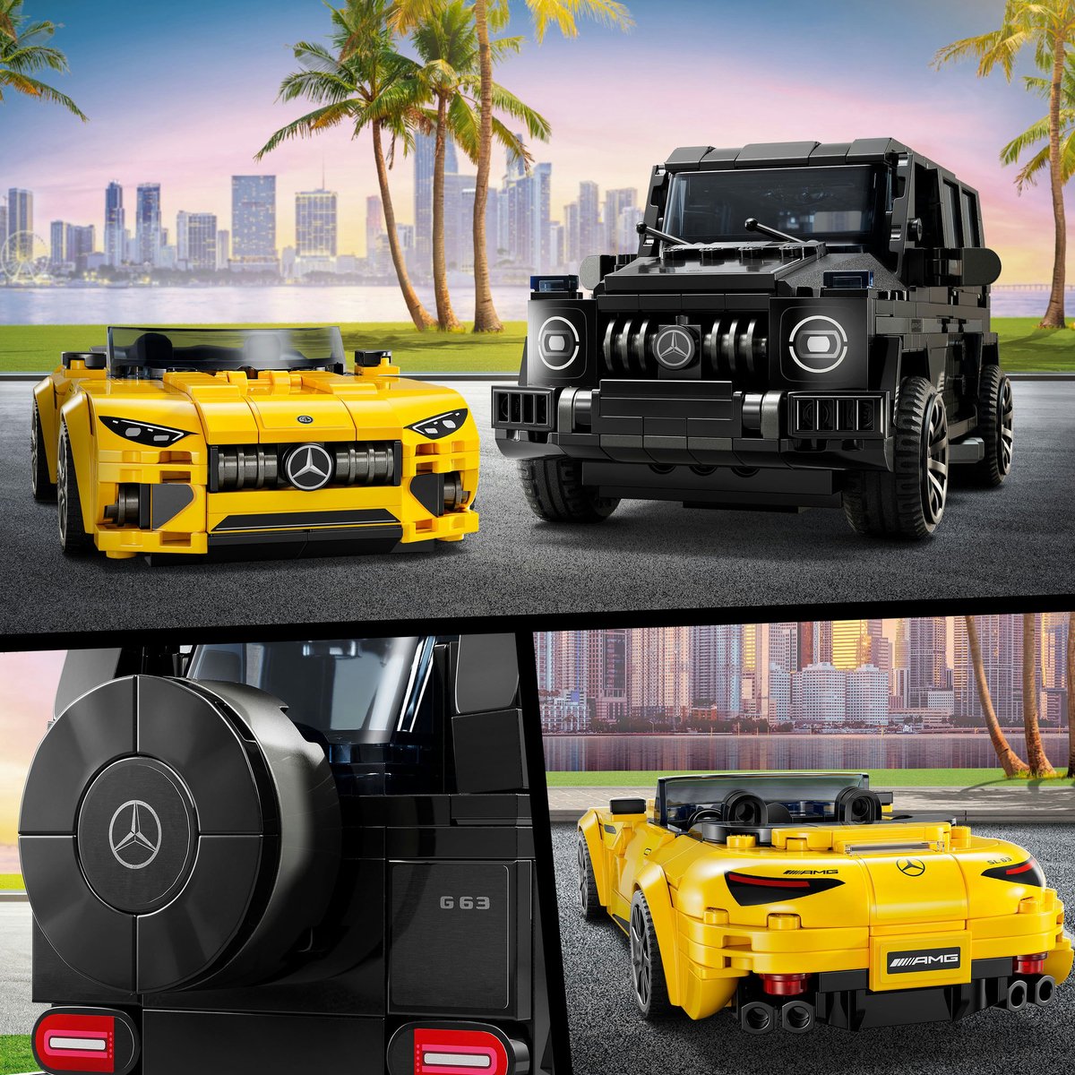 LEGO Speed Champions Mercedes-AMG G 63 en Mercedes-AMG SL 63 - 76924 – foto 5