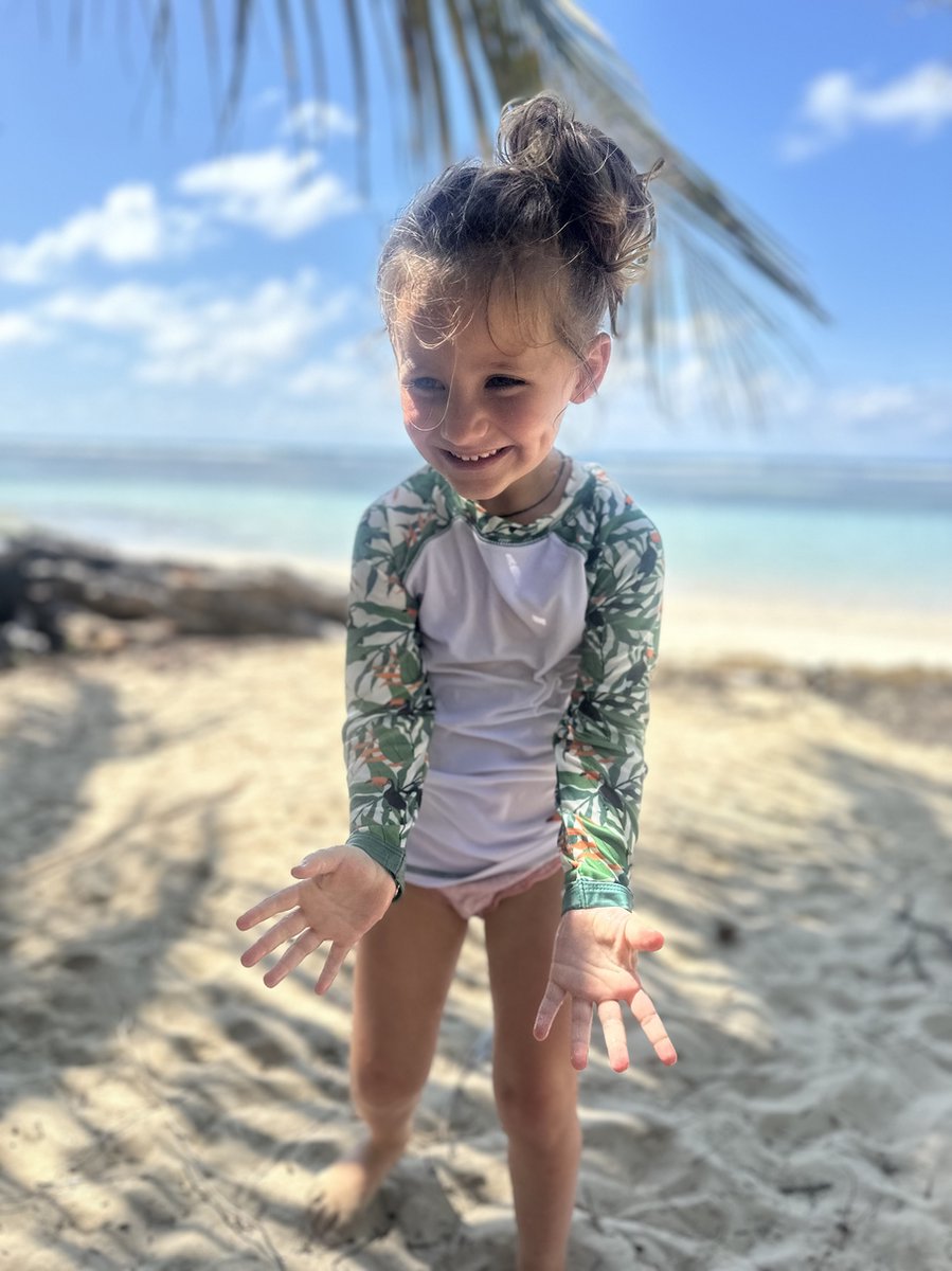 Ducksday - UV - Zwemshirt voor kinderen - UV - werend UPF50+ - Rashguard met lange mouwen - unisex - Toucan — afbeelding 3