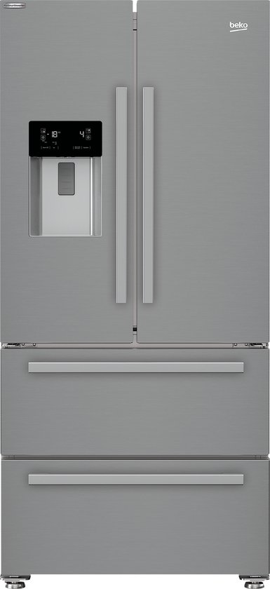 Beko GNE60542DXPN Multi-Door Koelkast | 539L | No-Frost | ProSmart™ Inverter | Water- & IJsdispenser (Wateraansluiting) | HarvestFresh |CoolRoom®