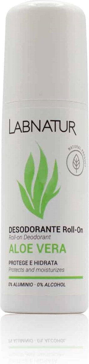 Goedkoopste Labnatur Deodorant Roller Aloe Vera - Vrouwen - 100 Natuurlijk - Ontgeurend & Hydraterend - 75ml