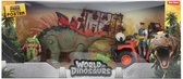 WORLD OF DINOSAURS Playset -quad + dino + acc