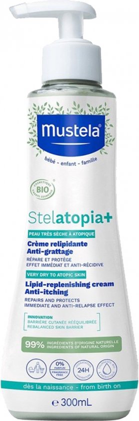 Mustela Pa Stelatopia+ Crème Réparatrice Anti Démangeaisons 300 ml