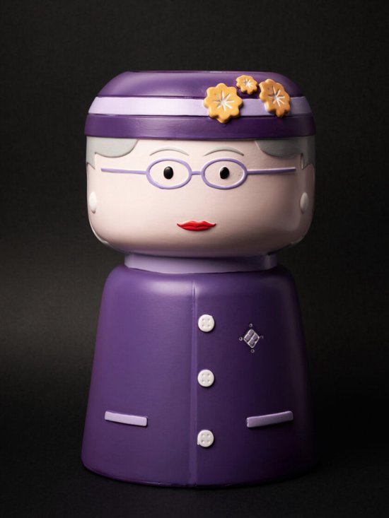 BLOGO -Design Vaas- Icons Limited Edition Collection “THE QUEEN-ELIZABETH” Polyresin Decoratie Handgemaakt Bloemenvaas H26,4 x Ø16,6cm 1080 gr