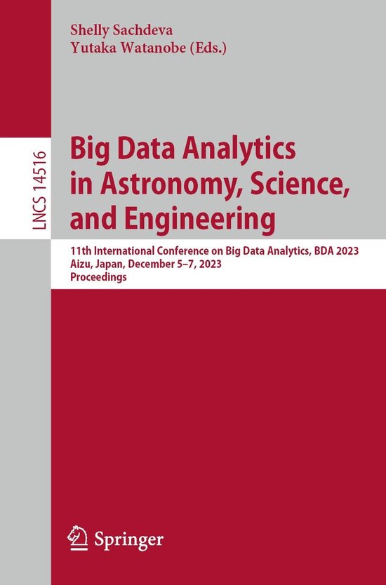 Springer Nature Proceedings Computer Science - Big Data Anal ... - cover
