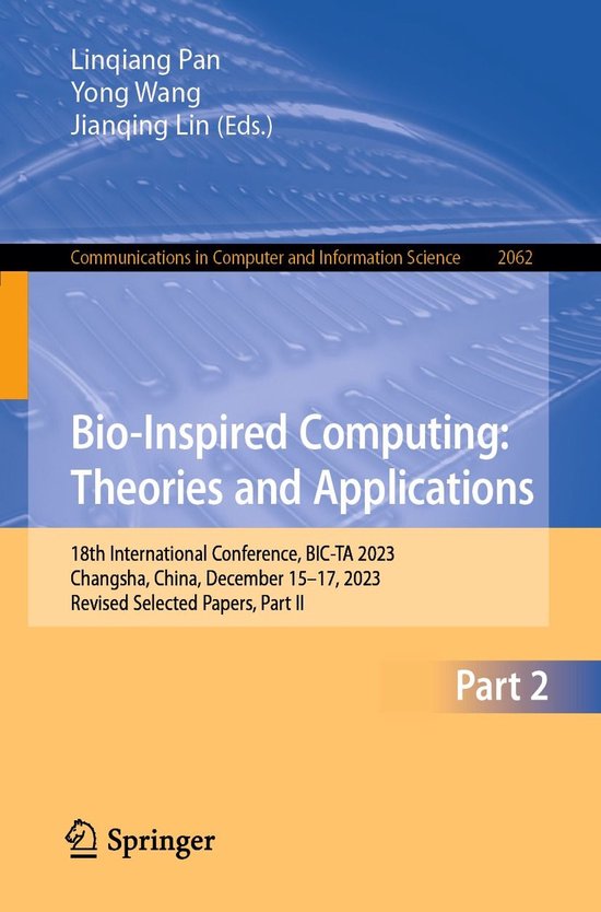 Springer Nature Proceedings Computer Science 2 - Bio-Inspire ... - cover