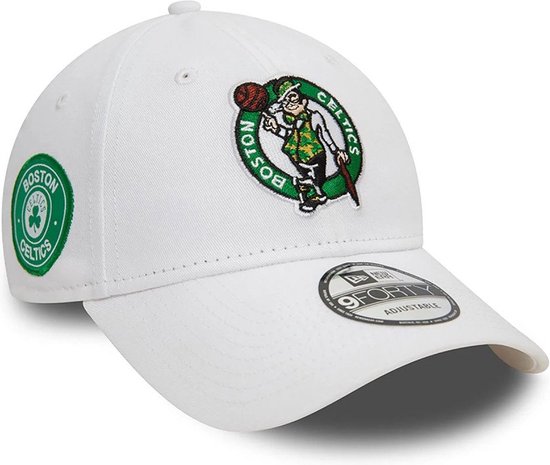 Boston Celtics NBA White 9FORTY Adjustable Cap