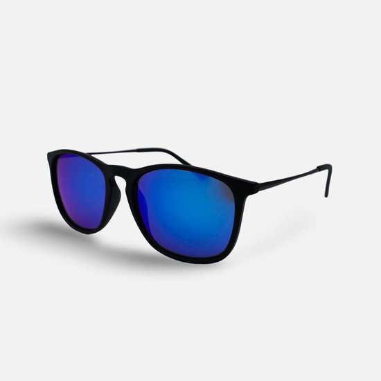 Montuurtjevoorjou - Way Metal Blue - Zonnebril - Zonnebril Heren - Piloten Zonnebril - Spiegelglazen van Montuurtjevoorjou — afbeelding 2