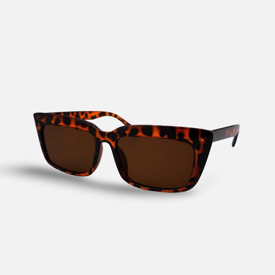 Montuurtjevoorjou - Rectangle Leopard - Zonnebril - Zonnebril Dames - Rechthoek - Leopard van Montuurtjevoorjou — afbeelding 2