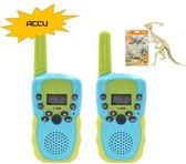 BJoy Talkie-walkie - Set de Jouets Enfants Talky-walkie Batterie Blauw