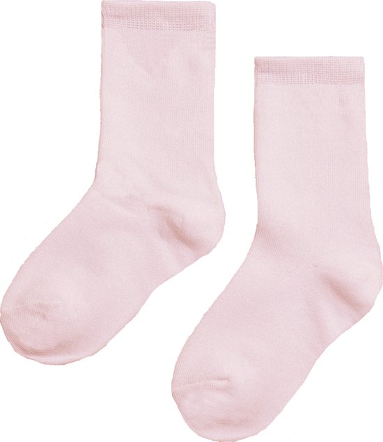 iN ControL 6pack effen sokken - Licht Roze - maat 17/19