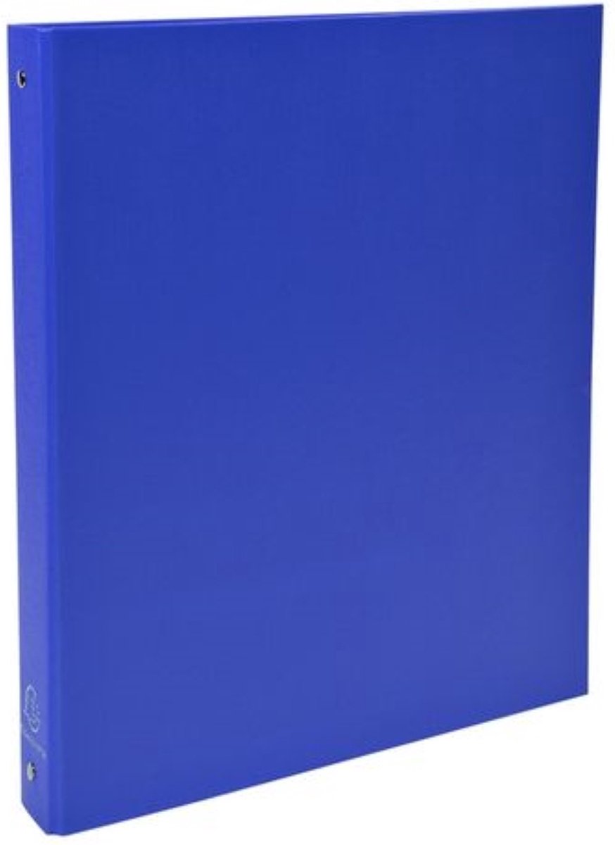 Exacompta Ringband in PP met harde omslag - 4 ringen van 30mm - A4 - Blauw - 51372E