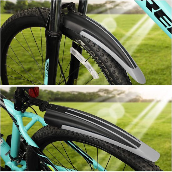 Garde-Boue Avant Arrière Vélo PVC Épaissi 20 à 26 Pouces - VTT Route Universel