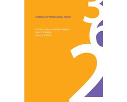 Omslag van First Course In Abstract Algebra