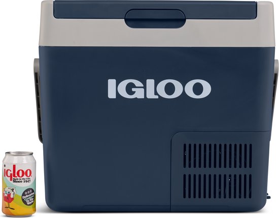 Foto: Igloo icf 32 compressor koelbox 32l 12 24 230v blauw wit