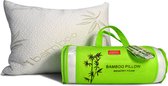 Bamboe kussen - Bamboo Kussen Medium 40x65 - Origineel Bamboo Kussen Kussen meduim - Cool Comfort - Memory Foam - Zacht, Koel & Drukverlagend - bamboo pillow