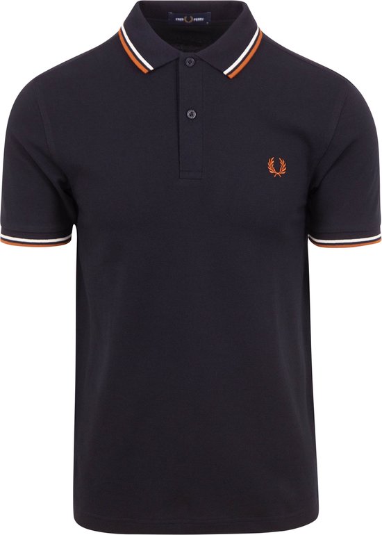 Fred Perry - Polo M3600 Navy V33 - Slim-fit - Heren Poloshirt Maat M