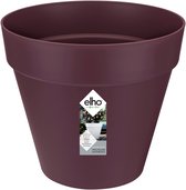Elho Loft Urban Rond 25 - Pot De Fleurs pour Extérieur - Ø 24.5 x H 22.0 cm - Violet