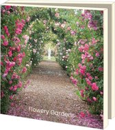 Kaartenmapje met env, vierkant: Flowery Gardens, De tuinen in Demen