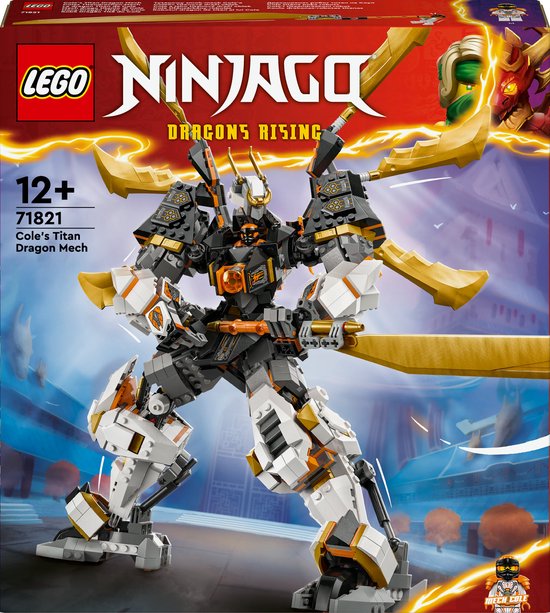 LEGO NINJAGO® Cole's reusachtige drakenmecha 71821