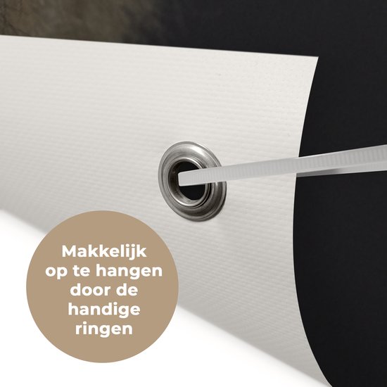 Portrait chevalet Affiche de jardin 100x200 cm - Toile de jardin / Toile d'extérieur / Peintures d'extérieur (décoration de jardin) XXL / Groot format!