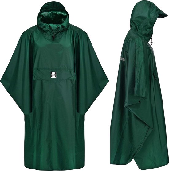 Regenponcho - Fiets Regenjas Capuchon - 100% Waterdicht