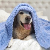 huisdierdeken voor hond of kat, zachte afwerking, zware winterdeken, fleece deken gezellig kattenbed 80L x 80W centimetres