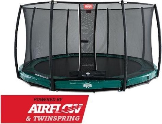 Zoek machine optimalisatie Een deel zwaarlijvigheid BERG trampoline Elite Inground 430 + Safety Net Deluxe | bol.com