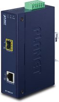 Planet IFT-805AT netwerk media converter 200 Mbit/s Zwart