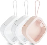 BYNYXI Opbergdoos voor haaraccessoires voor kleine meisjes, draagbare sieradenetui, kinderhaaraccessoires, organizer, haarclip, hoofdband