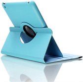 Hoes Geschikt voor iPad 2021 / 2020 / 2019 (9e/8e/7e Generatie / 10.2 inch) - 360 Graden Draaibare Bookcase - Licht Blauw