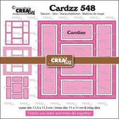 Crealies Cardzz Frame & Inlays Caroline CLCZ548 11,5x11,5cm (04-24)