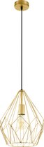 EGLO Carlton Hanglamp - E27 - Ø 31 cm - Goud